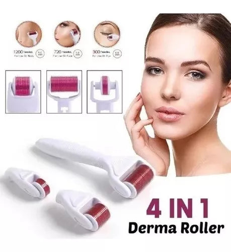 Derma Roller 4 En 1 Masaje Facial
