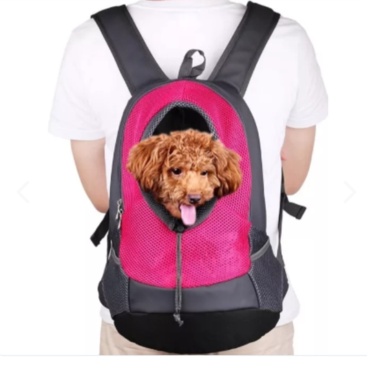 Mochila tipo canguro para mascotas